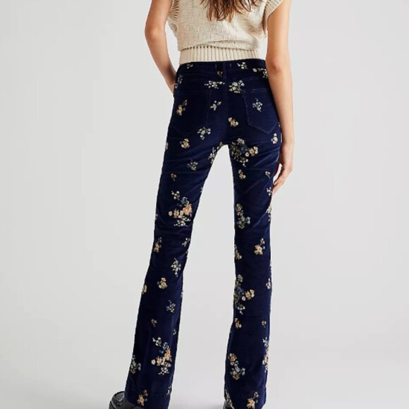 Driftwood Wyatt velvet embroidered pant, 27 - Picture 3 of 9
